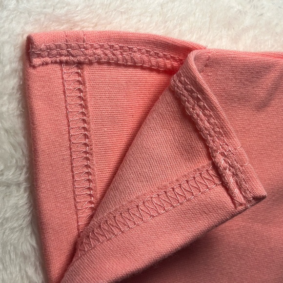 Quacker Factory Pink 3/4 Length Sleeve Top with Cat and Butterfly Embroidery - Picture 9 of 10